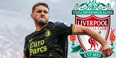 Santiago Giménez celebrando gol con el Feyenoord. Foto: Titán Sports.