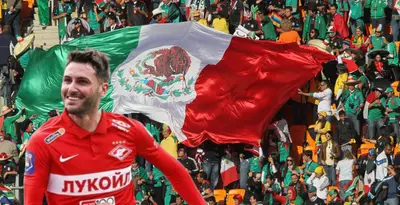Santiago Giménez con el jersey del Spartak de Moscú / FOTO X