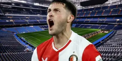 Santiago Giménez descartó al Real Madrid como finalista de Champions League / Foto Getty