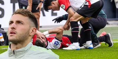 Santiago Giménez en el Feyenoord vs NEC / FOTO REDDIT
