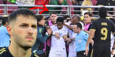 Santiago Giménez en el México vs Honduras / FOTO GETTY IMAGES