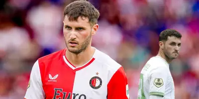 Santiago Giménez en partido con Feyenoord. Foto: ESPN