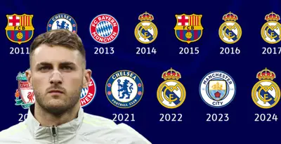 Santiago Giménez junto a campeones de la Champions League / FOTO FACEBOOK