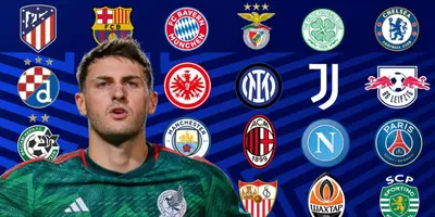 Santiago Giménez junto a clubes de Europa / FOTO MEXSPORT