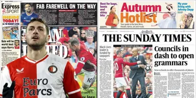 Santiago Giménez junto a la prensa de Inglaterra / FOTO TV Azteca