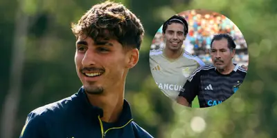 Santiago Márquez junto a Benjamín Galindo y su hijo / FOTO ESTO