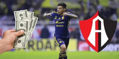 Se va el futbolista de Tigres tras su expulsión.