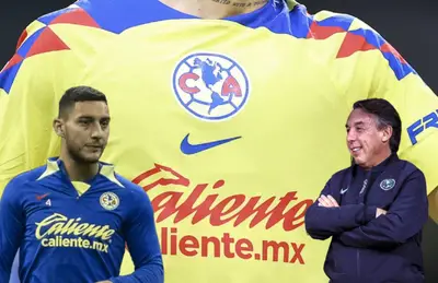 Sebastián Cáceres y Emilio Azcárraga riendo/ Foto América.