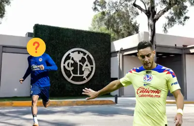 Sebastián Cáceres y jugador corriendo/ Foto Águilas Monumental.
