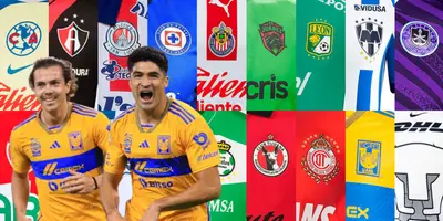 Sebastián Córdova junto a Nicolás Ibáñez / FOTO LIGA MX