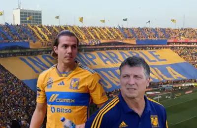 Sebastián Córdova y Robert Dante Siboldi/ Foto Tigres.