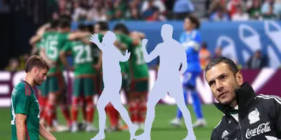 Selección Mexicana en reunión al fondo. Foto: Récord