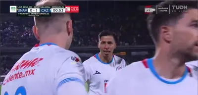 Sepúlveda celebrando gol. Captura de TUDN