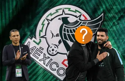 Sergio Agüero con DT oculto y Jaime Lozano/ Foto Super Channel 12.