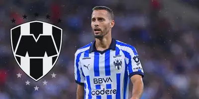 Sergio Canales en juego con Rayados. Foto: Mediotiempo