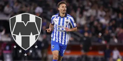 Sergio Canales en partido con Rayados. Foto: Récord