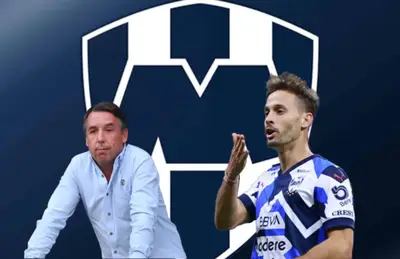 Sergio Canales enviando beso y Emilio Azcárraga/Foto Amazon.