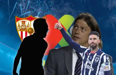 Sergio Ramos, Matías Almeyda y silueta de Iker Fimbres/ Foto Informador.mx