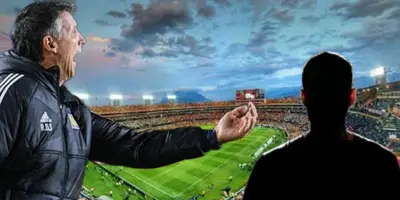 Siboldi y al fondo el Estadio Universitario / Foto Imago7