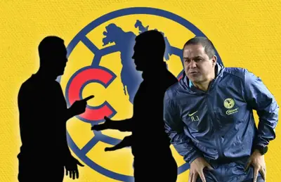 Silueta de dos hombres discutiendo y André Jardine/ Foto Ameshop.