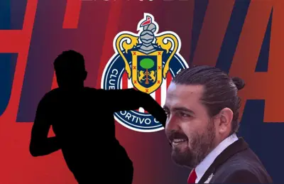 Silueta de futbolista y Amaury Vergara sonriente/Foto NBC.