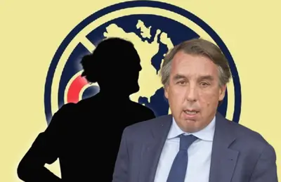 Silueta de futbolista y Emilio Azcárraga/ Foto Footy Headlines.