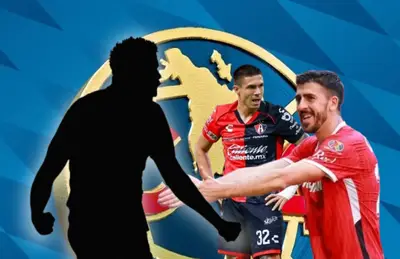 Silueta de Raúl Zúñiga, Paulinho y Uros Durdevic/Foto Club América.