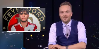 Stephano Carrillo junto a periodista neerlandés / FOTO X