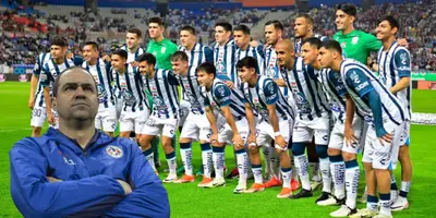 Todos los jugadores del Pachuca. Foto: Latinus.