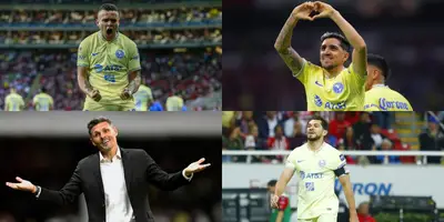 Tres jugadores y el director técnico de las ‘Águilas’ aparecen en el equipo de la semana