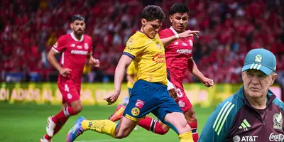 Un jugador que Aguirre vio en el Toluca vs América, no sería llamado a la Selección Mexicana, debido a que se lesionó: Henry Martín.