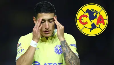 Uno de los mejores jugadores del América salió lesionado en el minuto 16 en contra de Santos.