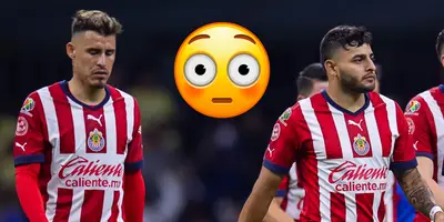 Vega y Calderón tras partido con Chivas. Foto: Récord