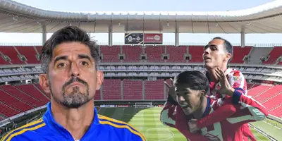 Veljko Paunovic junto a Yael Padilla y Hugo Camberos / FOTO TV AZTECA