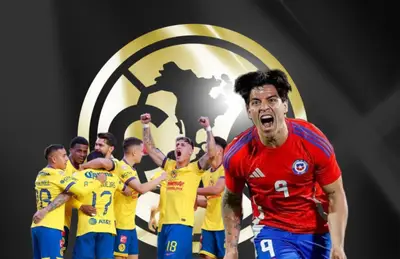 Víctor Dávila y jugadores del América/Foto Pinterest.