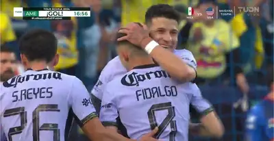 VIDEO | Fidalgo, antes de irse, pone el 2 por 1 y América le gana de nuevo a Cruz Azul