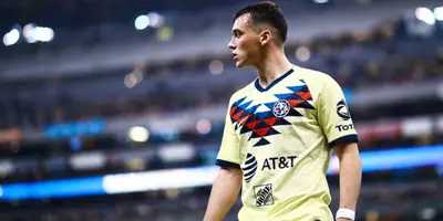 Viñas en partido con América. Foto: Infobae