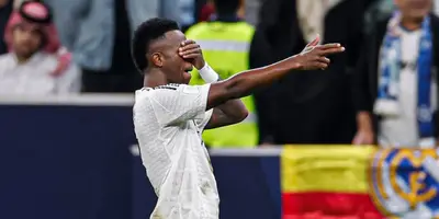 Vinicius festejando. Foto: Campo Grande