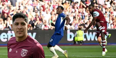 West Ham vs Chelsea de la primera mitad de la temporada. Foto: Yahoo Sports