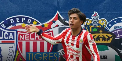Yael Padilla junto a clubes de la Liga MX / FOTO BOLAVIP