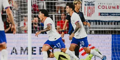 Zendejas celebrando. Foto: USMNT