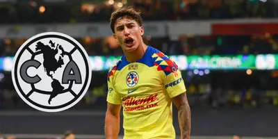 Zendejas en partido con América. Foto: Récord