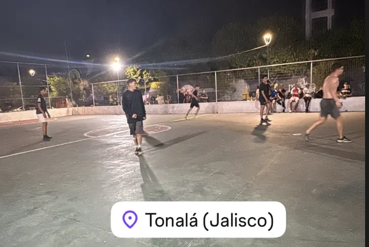 Yael Padilla en un partido de fútbol en su Tonalá / FOTO INSTAGRAM