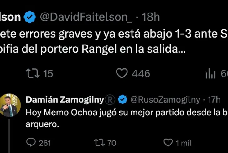 La crítica de TUDN a Raúl Rangel / FOTO X