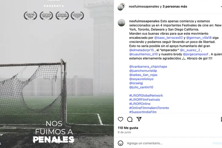 El documental de Germán Villa / FOTO INSTAGRAM