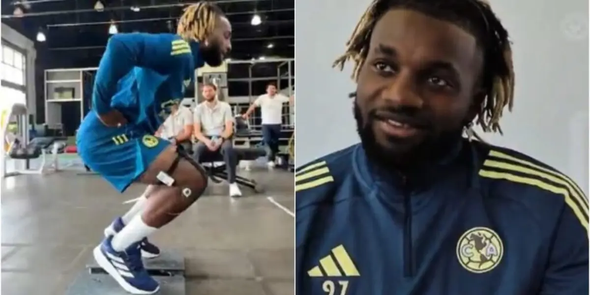 (VIDEO) Ya tuvo su primer entrenamiento con el América y mira si Jardine ya pondrá a jugar a Saint-Maximin ante Tigres