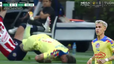 Calderón cayó muy mal en una barrida, cayó con la cabeza y parecía saldría. Se recuperó, levantó y le hizo señas a los chivahermanos.