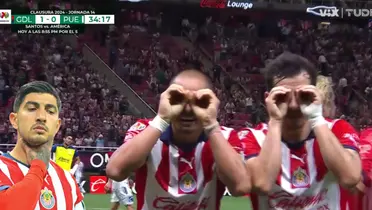 Chicharito mete su 1er gol con Chivas 14 años después y así reaccionó Guzmán