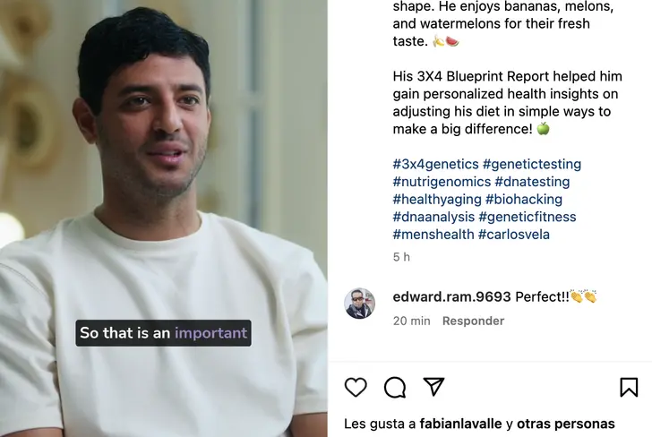 Carlos Vela promocionando suplementos alimenticios