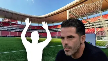 Fernando Gago y silueta despidiéndose / Foto Fútbol Total.